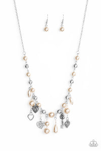 Renaissance Romance - Brown Necklace