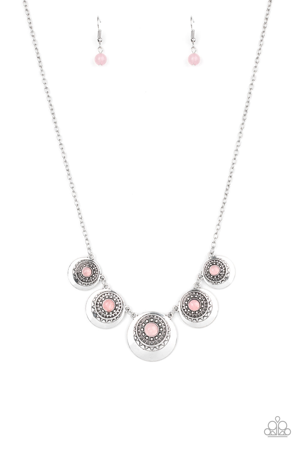 Solar Beam - Pink Necklace