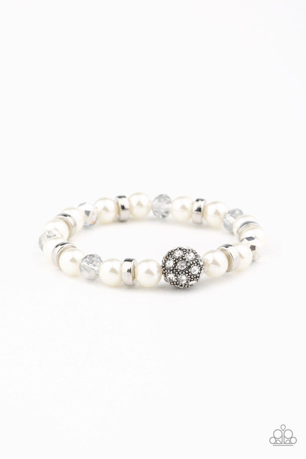 Twinkling Timelessness - White bracelet