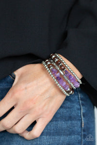 Soul Searchin - Purple bracelet
