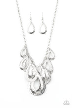 Load image into Gallery viewer, Teardrop Tempest - Silver Necklace
