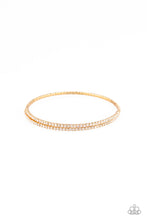 Load image into Gallery viewer, Sleek Sparkle - Gold bracelet
