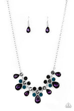 Load image into Gallery viewer, Debutante Drama Purple Necklace
