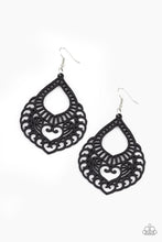 Load image into Gallery viewer, If You WOOD Be So Kind - Black Earring
