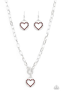 With My Whole Heart - Red necklace