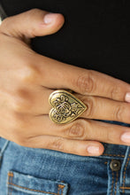 Load image into Gallery viewer, Beloved Bloom - Brass ring

