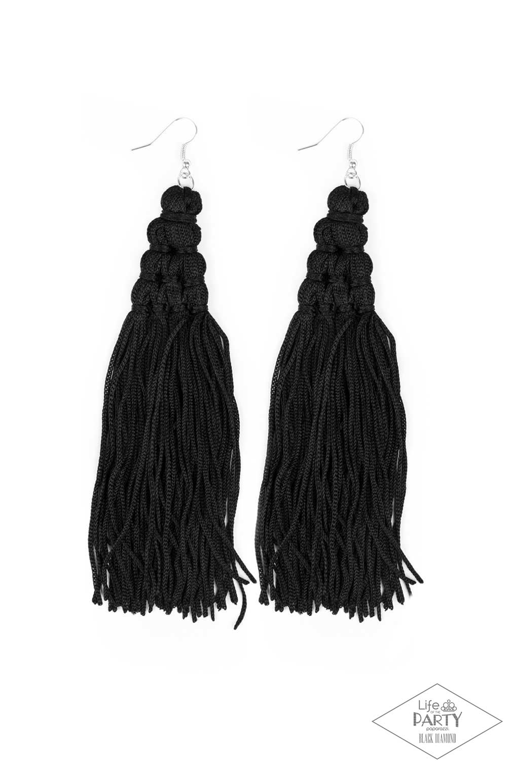 Magic Carpet Ride - Black-Earring