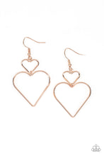 Load image into Gallery viewer, Heartbeat Harmony - Rose Gold earring
