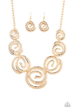 Load image into Gallery viewer, Statement Swirl - Gold Necklace
