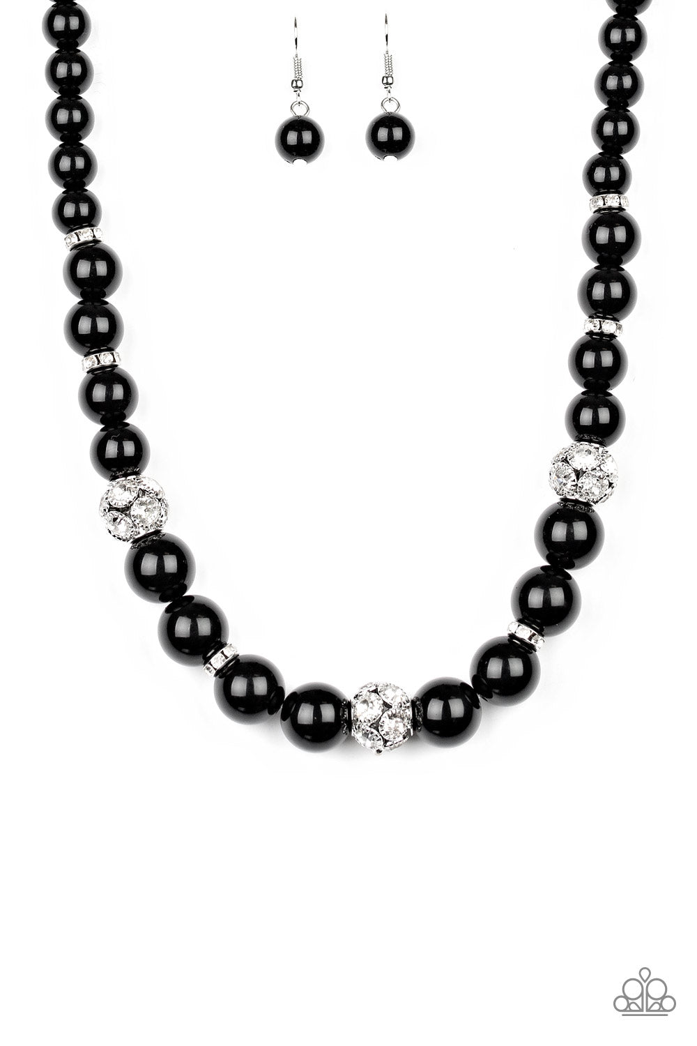 Rich Girl Refinement - Black Necklace