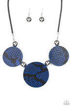 Load image into Gallery viewer, Viper Pit - Blue Necklace
