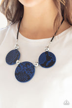 Load image into Gallery viewer, Viper Pit - Blue Necklace
