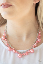 Load image into Gallery viewer, Uptown Pearls - Orange necklace
