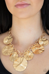 Barely Scratched The Surface - Gold Necklace