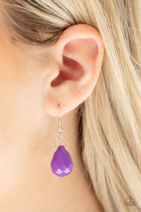 Serenely Scattered - Purple Necklace