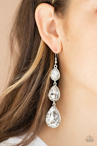 Metro Momentum - White earring