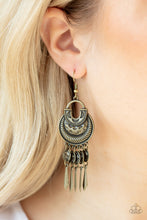 Load image into Gallery viewer, Give Me Liberty - Brass Earring
