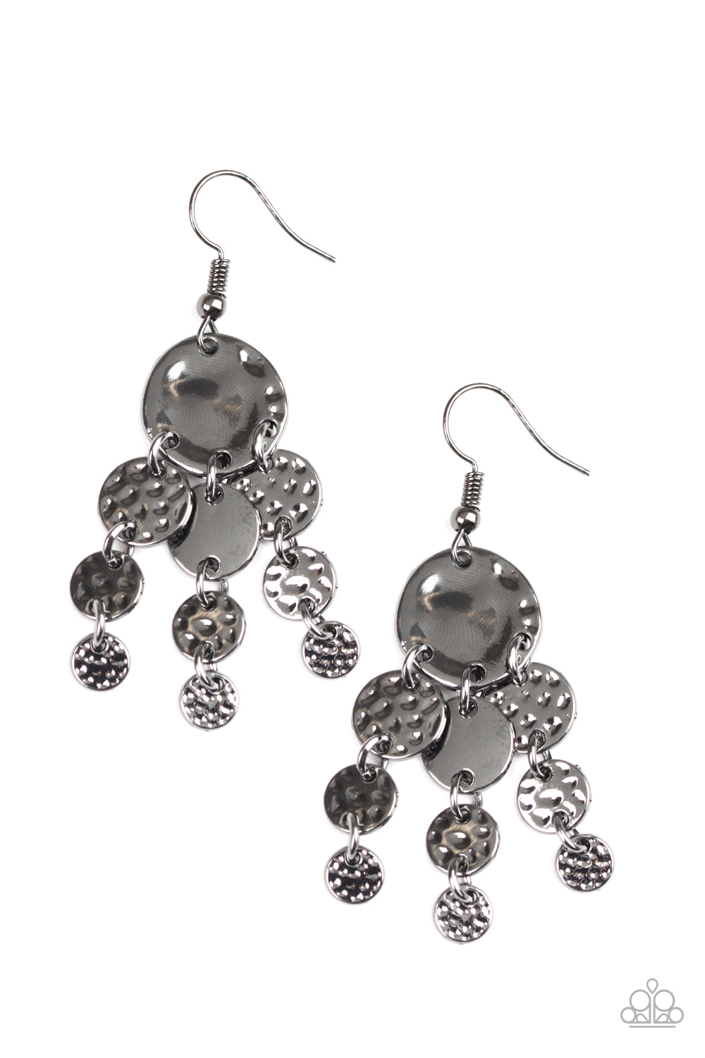 Do Chime In - Black Earring