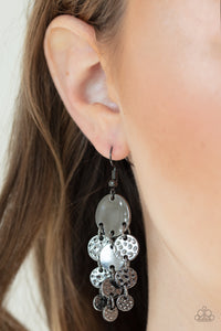 Do Chime In - Black Earring
