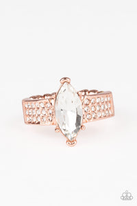 Icy Iridescence - Copper Ring