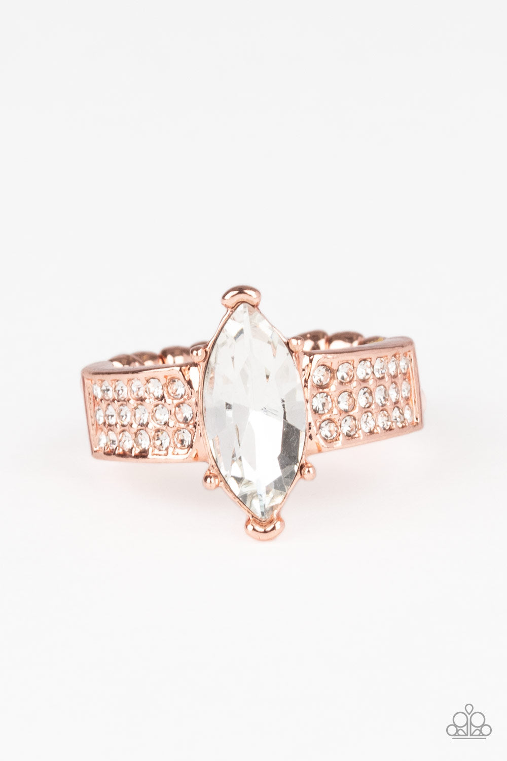 Icy Iridescence - Copper Ring