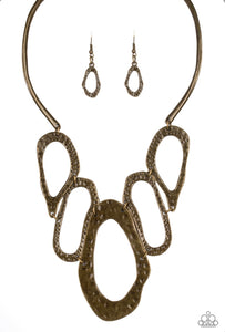 Prime Prowess Brass  Necklace