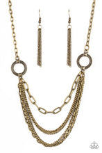 Load image into Gallery viewer, Chain of Command Brass Necklace
