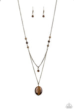 Load image into Gallery viewer, Time To Hit The ROAM Brass Necklace
