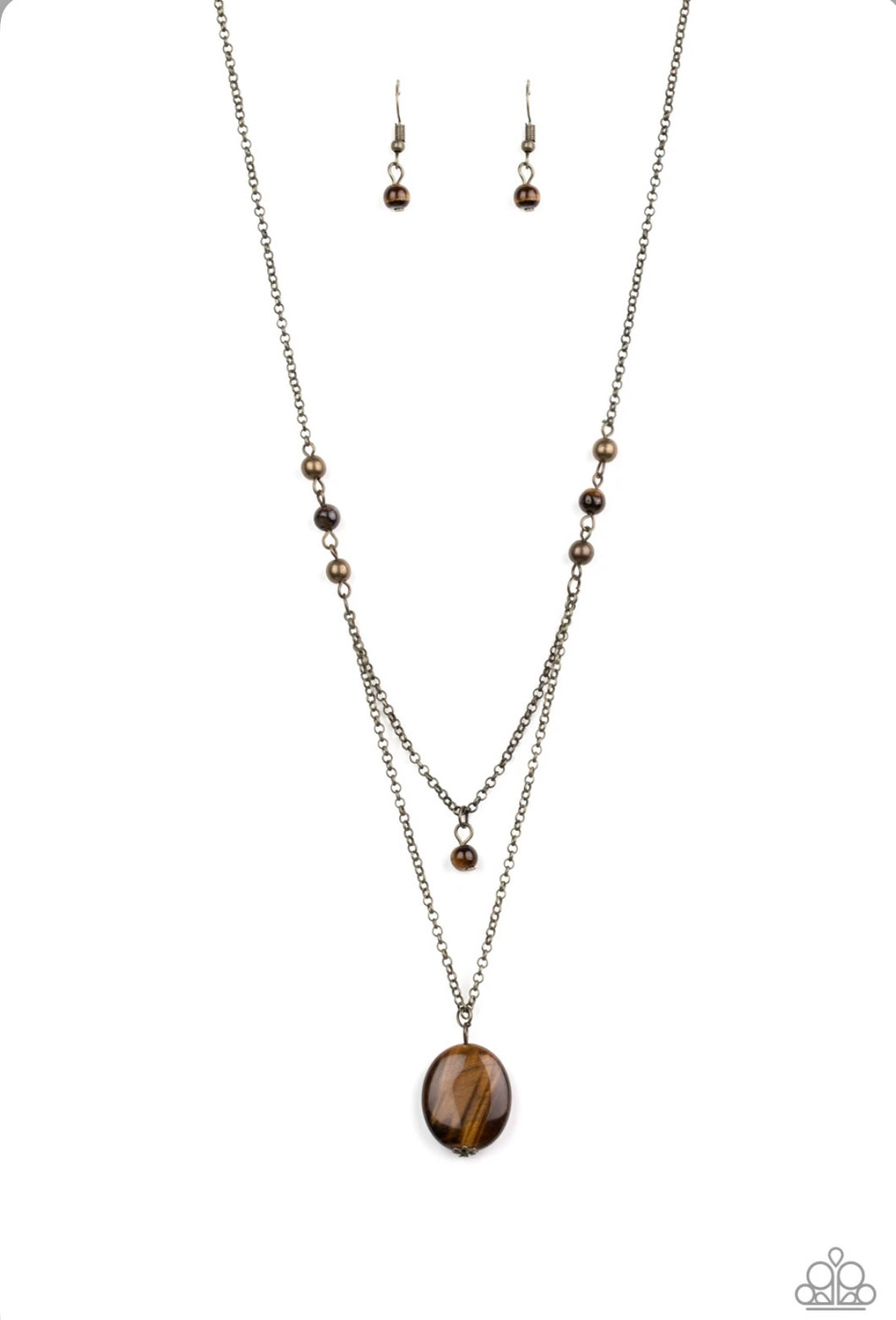 Time To Hit The ROAM Brass Necklace