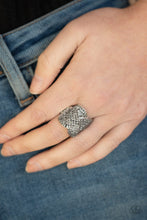 Load image into Gallery viewer, Scandalous Shimmer - Silver Ring
