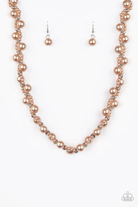 Uptown Opulence - Brown Necklace