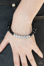 Load image into Gallery viewer, Traffic-Stopping Sparkle - Black Bracelet
