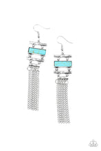 Load image into Gallery viewer, Stone Dwellings - Blue Earring
