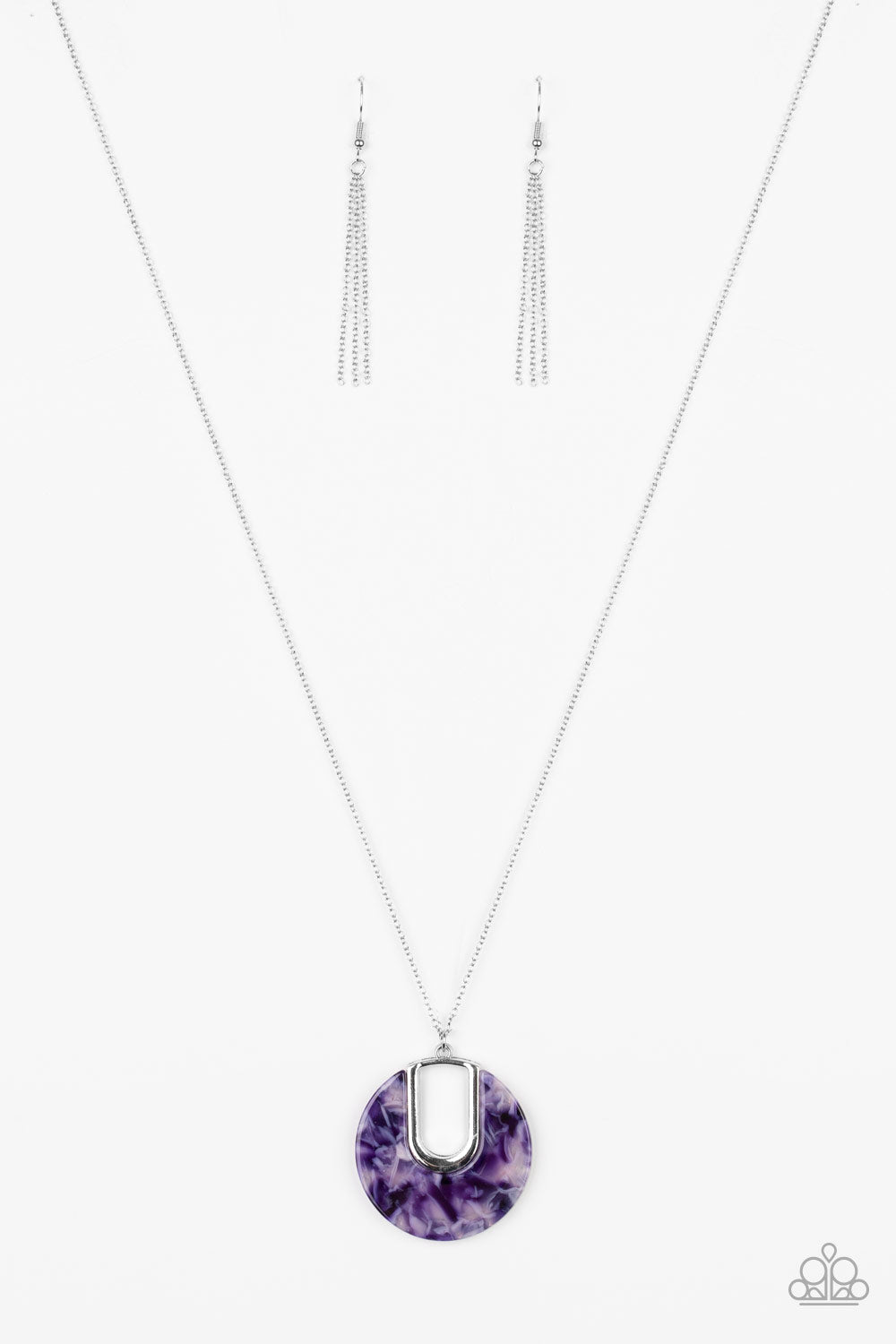 Setting The Fashion - Purple necklace