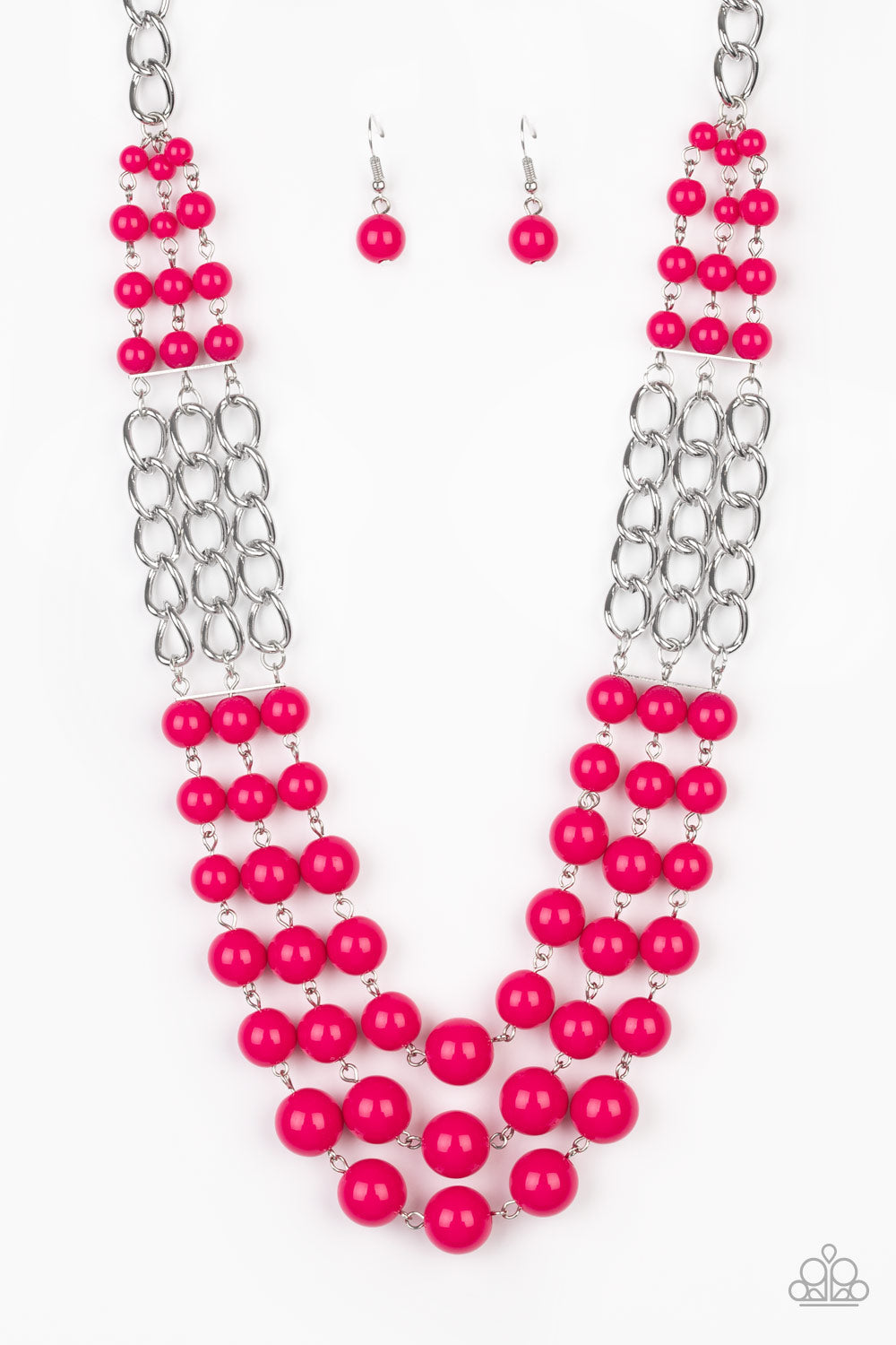 A La Vogue - Pink Necklace