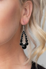 Load image into Gallery viewer, Here GLOWS Nothing! - Black Earring

