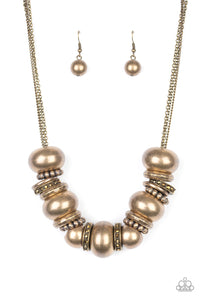 Only The Brave - Brass Necklace