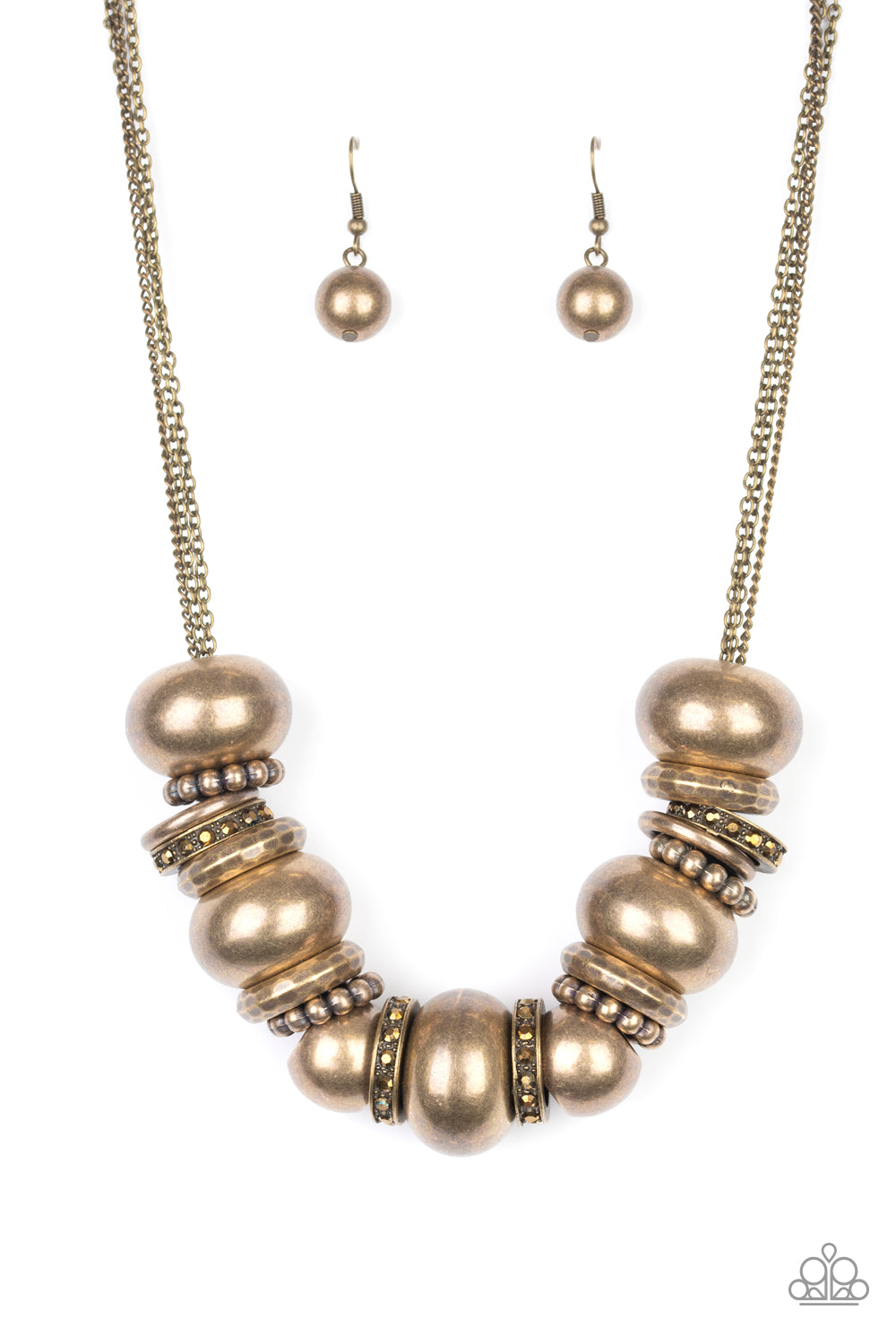 Only The Brave - Brass Necklace