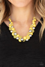 Load image into Gallery viewer, Bubbly Brilliance - Yellow Necklace
