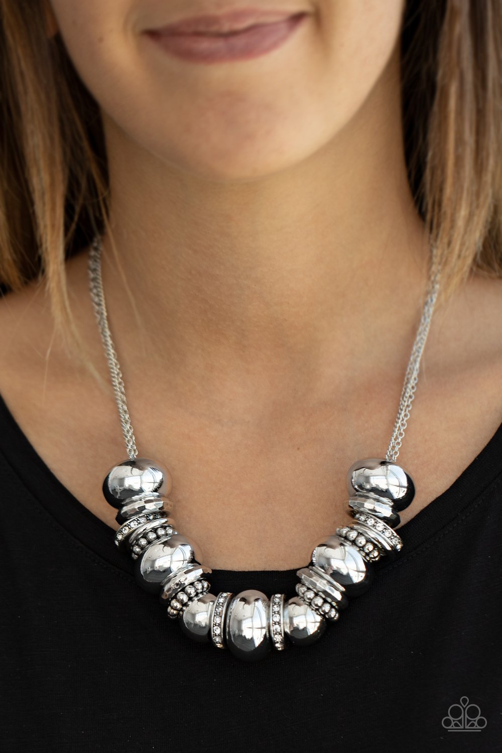 Only the Brave White Necklace