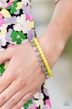 Load image into Gallery viewer, Dewy Dandelions - Yellow Bracelet
