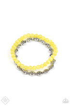 Load image into Gallery viewer, Dewy Dandelions - Yellow Bracelet
