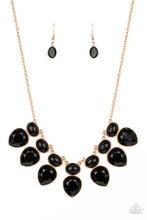 Load image into Gallery viewer, Modern Masquerade - Black necklace
