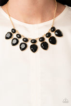 Load image into Gallery viewer, Modern Masquerade - Black necklace
