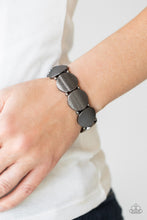 Load image into Gallery viewer, Metallic Spotlight - Black bracelet
