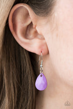 Load image into Gallery viewer, Colorfully Clustered - Purple Necklace
