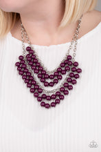 Load image into Gallery viewer, Bubbly Boardwalk - Purple Necklace
