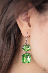 All ICE On Me green earring