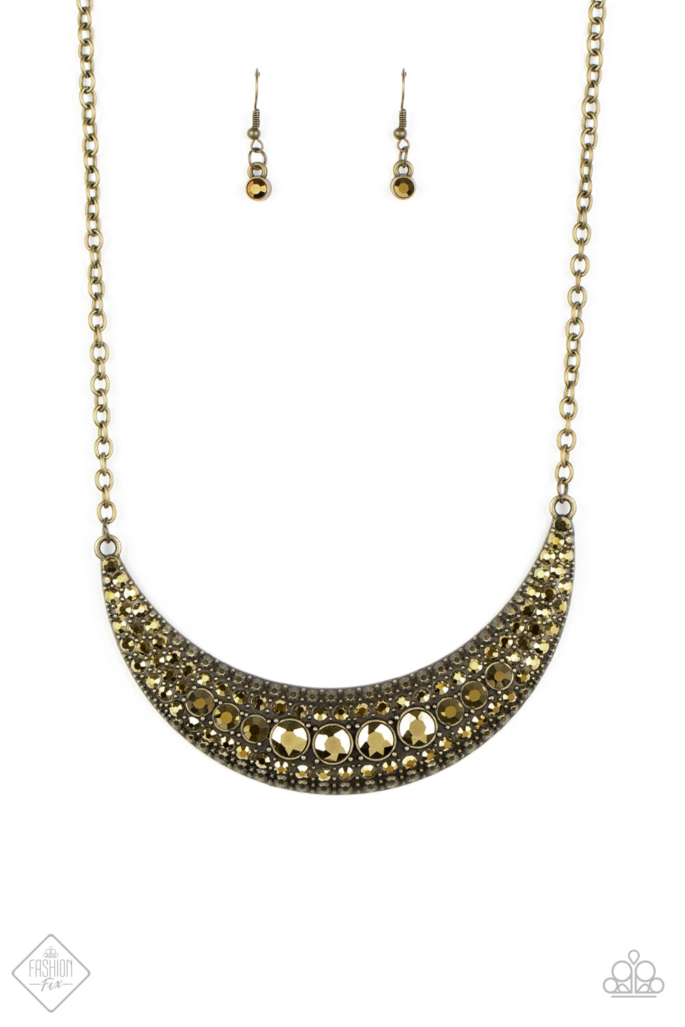 Moon Child Magic - Brass Necklace