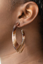 Load image into Gallery viewer, Retro Renaissance - Brown Earring
